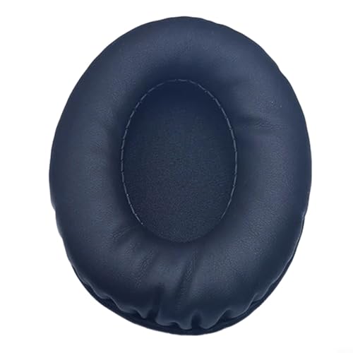 Hoppipola Almohadilla ovalada de repuesto para auriculares, almohadilla de piel de esponja para el oído, comodidad y durabilidad, para negro (85 x 105)