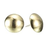 QUARKZMAN Polsternägel Möbelstifte 50Stk 25x25mm Reißnägel Sortiment Kohlenstoffstahl Für Zuhause Sofa DIY Dekorative Nagelköpfe Nägel Gold