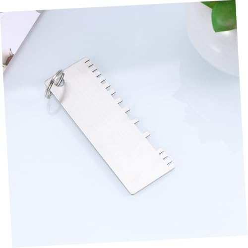3 piezas Calibrador de Espesor de Metal de Acero Inoxidable para Herramientas de Soldadura Compactas para Inspección de Grosor de Láminas para Soldadura Ligera miniatura 2
