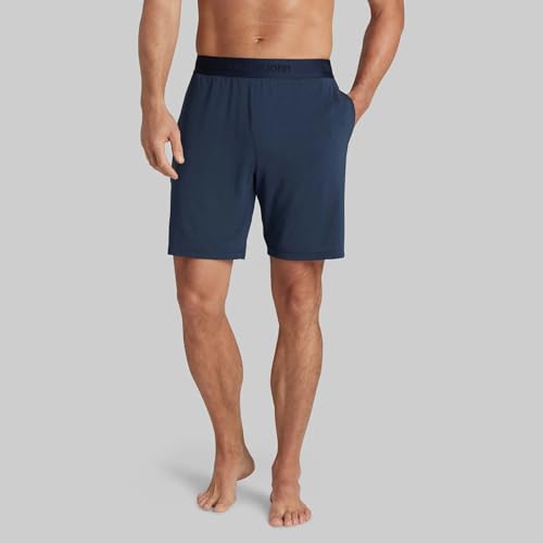 Image of Tommy John Men's Second Skin Pajama Shorts - Comfortable Soft Sleep & Lounge Bottoms for Men