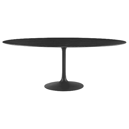 Image of Modway Lippa Oval Artificial Marble 78 inch Dining Table