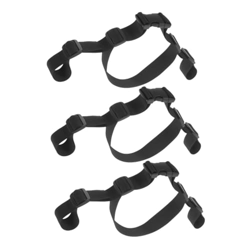 RORPOIR Djustable Harness Belt 3 Pcs Highchair Safety Strap Black 38mm Outdoor Use