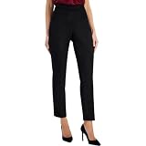 Kasper Women's Petite Pull ON Slim Ankle (Unlined), Black