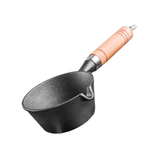 NAMOARLY Mini Omelette Pan Cast Iron Hot Oil Pot Multi-functional Kitchen Gadget Versatile Easy to Clean