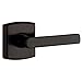 Baldwin 5485V.FD Full Dummy Lever Set with R026 Roses and Concealed Screws, Oil Rubbed Bronze