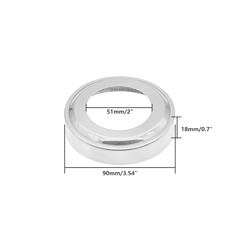 Pool Ladder Escutcheons Ulifestar acero inoxidable 6 piezas miniatura 2