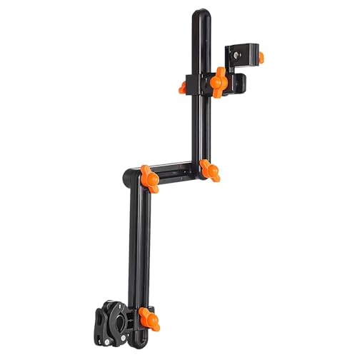 Sirseon Soporte para manillar de bicicleta, soporte para paraguas, soporte telescópico ajustable de 360 grados, soporte para bicicleta eléctrica, cochecito de bebé, silla de ruedas,