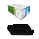 Contenu de la livraison et portée : 4 toners (1 jaune/jaune avec environ 6 000 pages, 1 x bleu/cyan avec environ 6 000 pages, 1 x rouge/magenta avec environ 6 000 pages, 1 x noir/noir avec environ 6 000 pages), données de portée à 5 % de couverture