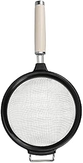 KitchenAid Sieve, Mesh Strainer, Medium 17.5 cm, Almond Cream
