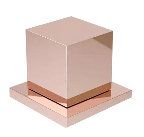 Acabamento Para Registro Quadrado Padrão Deca Rose Gold Brilhante