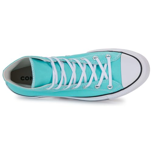 Converse Chuck Taylor All Star Lift Pla - Sneaker Da Donna In Tessuto, Cielo Blu, 38.5 Eu - 7