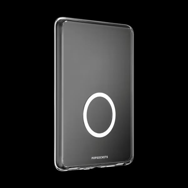 Image of PopSockets Kindle Paperwhite Case (12th Gen, 7 inch, 2024 /25), Signature Edition & Colorsoft Protective Cover with Built-in MagSafe-Compatible Ring for PopGrip, E-Reader Accessory - Clear