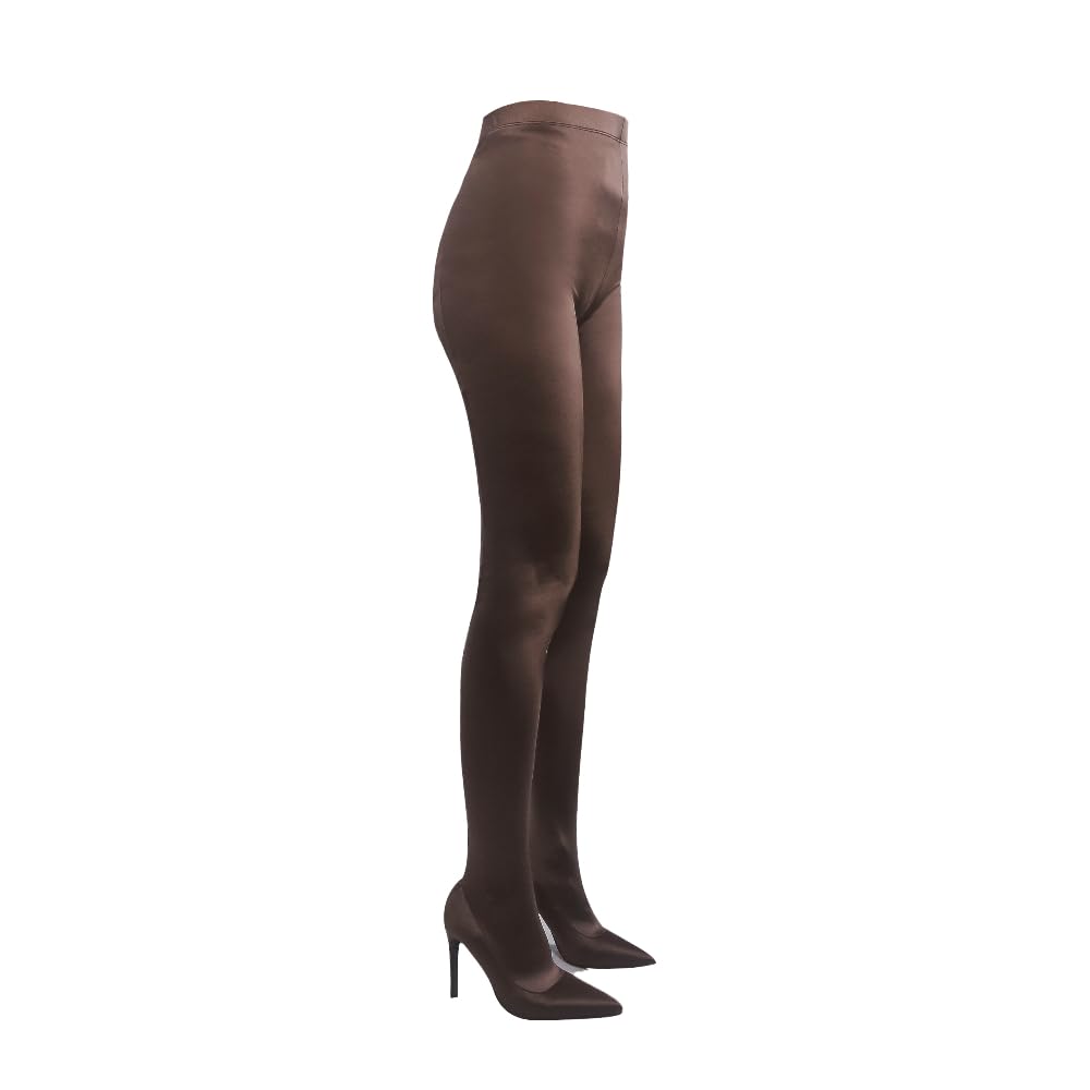 Pull On Legging Boots for Women Thigh High Stiletto Stretch Heel Boots