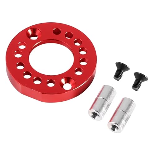 RC Car Accessories for Tamiya TA01 TA02 DF01 XS-TA29065 Metal Motor Bracket Two Colors to Choose Remote Control Car Upgrade Parts Accessories(Red)