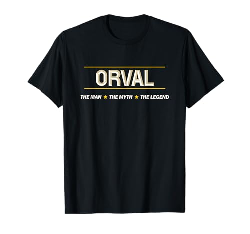 Photo de Orval – The Man the Myth the Legend | Mythos Legende Name – T-Shirt