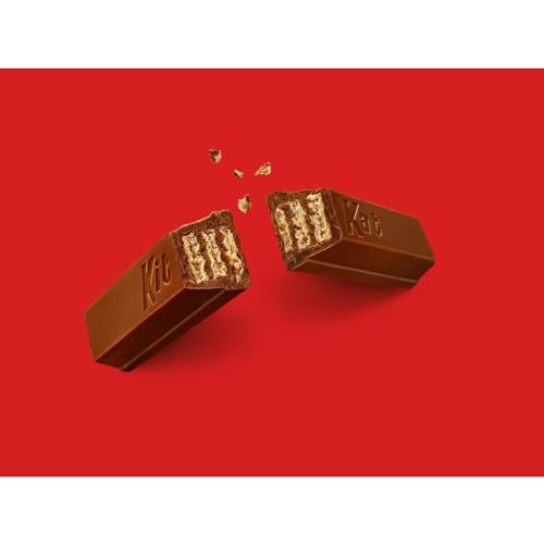 Image of KIT KAT Milk Chocolate Wafer Snack Size Candy Bag, 20.1 Ounce (Pack of 12)