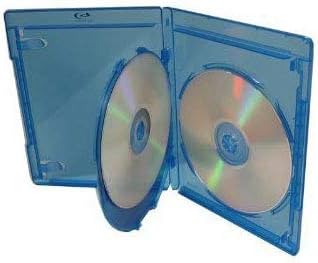 12.5mm Viva Elite Hold 3 Discs Blu-ray Replacement Case 5 Pack (3 Tray)