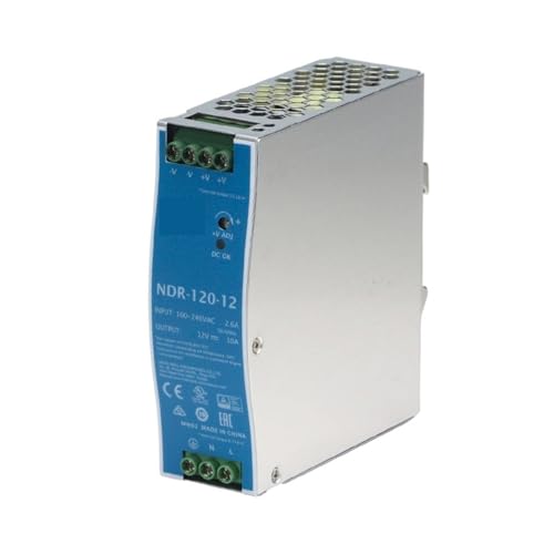 Alimentation NDR-120 monophasée en boîtier métal premium ultra compact
