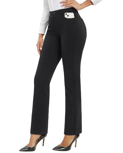 Stelle Women Dress Pants Business Casual Straight Leg 30