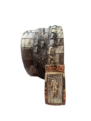 Genuine original crocodile skin belt for men, alligator Men's belt luxury design