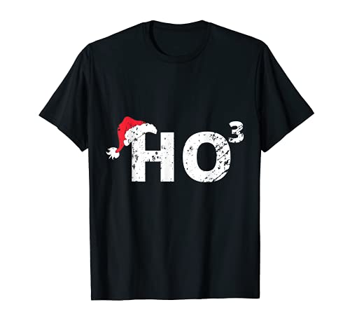 Ho3 Cubed Natale Ho-Ho-Ho matematica insegnante divertente regalo Ho-3 Maglietta