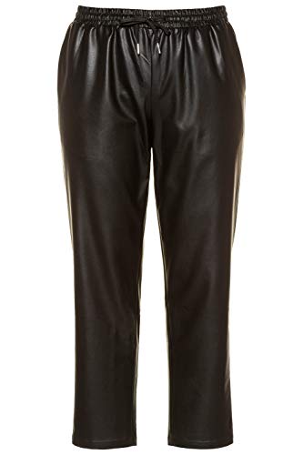 Studio Untold Fake-Lederhose, Skinny Pantaloni, Nero (75033910), W50 Donna