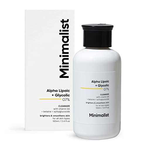 Nettoyant visage AHA pour votre routine beauté du matin éclat du teint homme et femme 100ml
