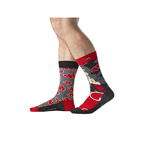 Naruto Shippuden herensokken van katoen, 1 paar sokken voor heren, Itachi, hoog en zacht - Afbeelding 3