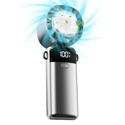 Ventilador de mano personal para combatir las olas de calor en el exterior 8