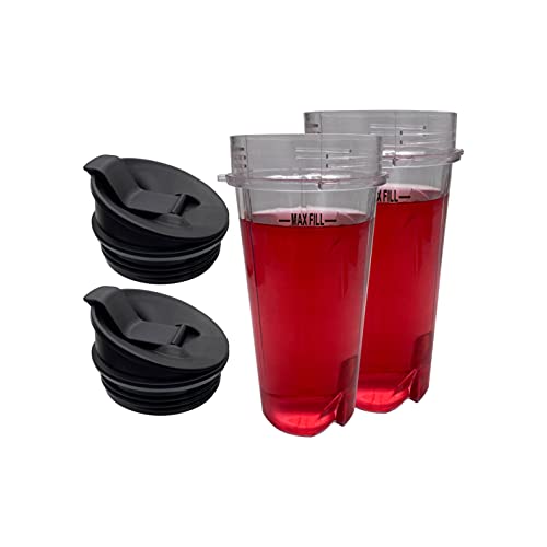 Repuesto vaso 16oz con tapa compatible Nutri Ninja miniatura 1