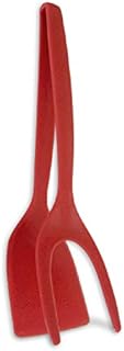 Egg Spatula - Double Spatula Can Be Used As Tongs Or Flipper - Flip Turn And Grab Your Food With Ease - All In One Cooking Tool Is Perfect For Eggs, Burgers, Fish And More!