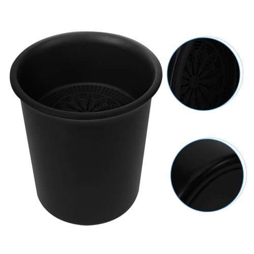Caneca rectangular para residuos de té sin tapa color negro miniatura 3