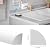 Flexible Quarter Round Molding,118Inch Self Adhesive Peel and Stick Silicone Rubber Quarter Round Trim Molding for Wall Edge Corner, Cabinet Edge, Countertops