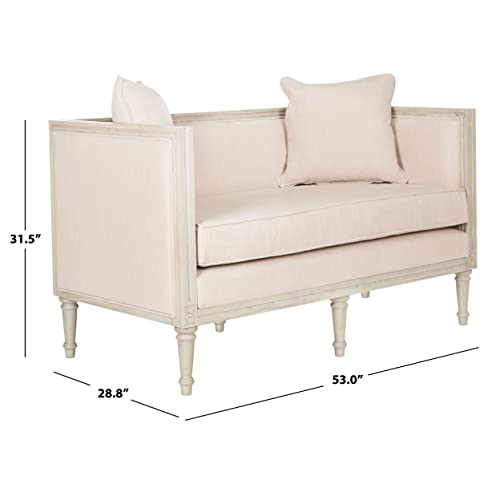 Safavieh Home Collection Leandra French Country Beige And Rustic Grey Settee #TOP1