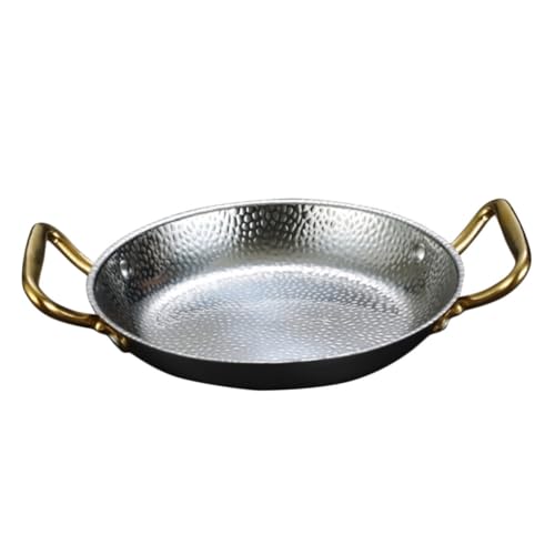 MAGICLULU cacerola de doble oreja no plancha para panqueques bol sartenes antiadherentes sartén antiadherente sartenes induccion cazos de cocina induccion olla caliente de doble mango paella