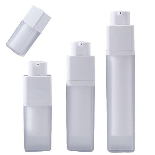 Botellas de bomba sin aire para loción y base de maquillaje