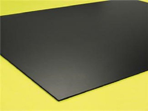 BLACK Styrene Thermoform Plastic Sheets 0.020" x 18" x 18" Sheets - 6 Piece Bundle