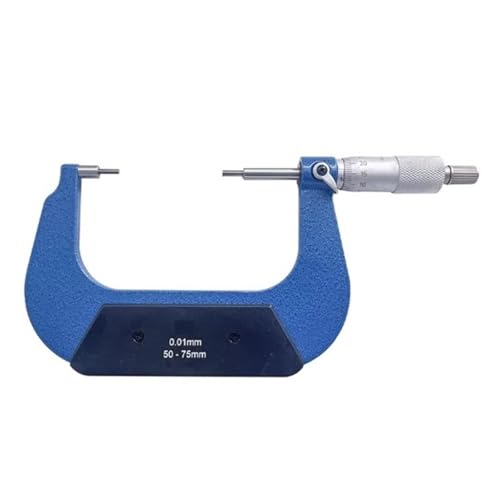 SHYEGUMUZA Small-head Mechanical Outside Micrometer 50-75mm 2 mm Diameter Type B