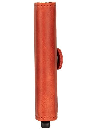 Image of SECRID - Men Mini Wallet Genuine Vintage Leather RFID Safe Card Case for max 10 cards (Orange)