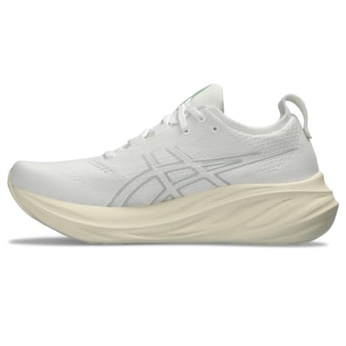 Preisvergleich Produktbild ASICS Herren Gel-Nimbus 26 Laufschuh, Weiß / Weiß, 43.5 EU