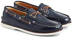 Sperry Men's Gold Cup Authentic Original 2-Eye Boat Shoe, Navy/Brown, 10.5 | Image 2
