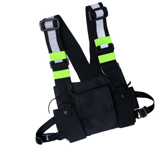 Sac de poitrine pour homme imperméable avec rangement sport running