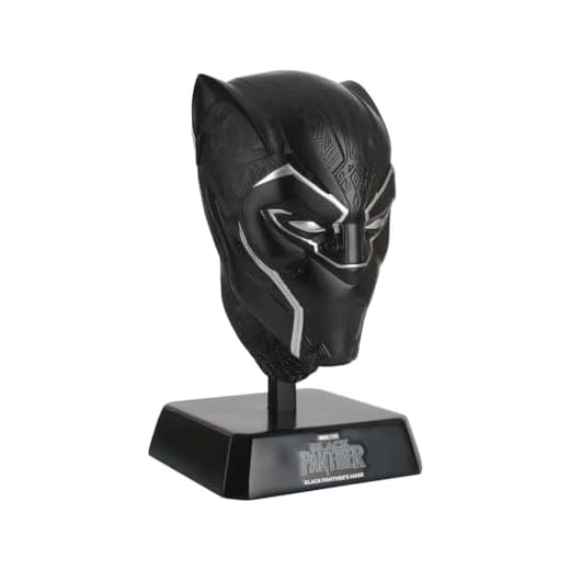Eaglemoss MARUK005, Replica della maschera della pantera nera 17 cm, Multicolore