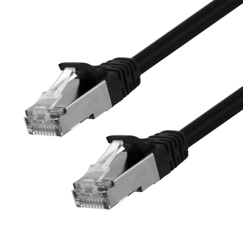 Cable Patch Ethernet CAT6 NavePoint 7 Ft Negro 5 Pack miniatura 1