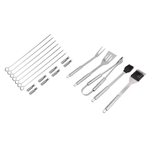 Set de herramientas para BBQ de acero inoxidable miniatura 6