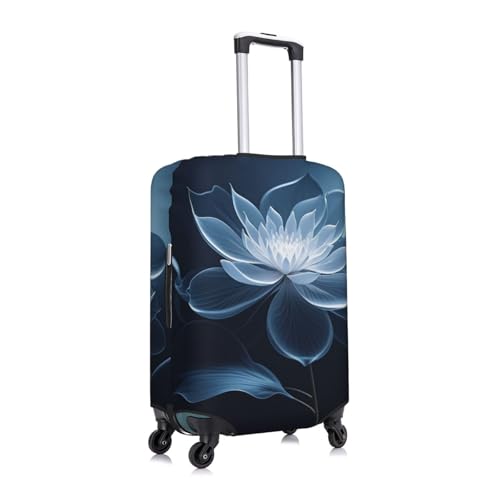 Silent Bloom Print Luggage Suitcase Cover, Washable Polyester Protector Suitcase Covers Fit 18"-32"3