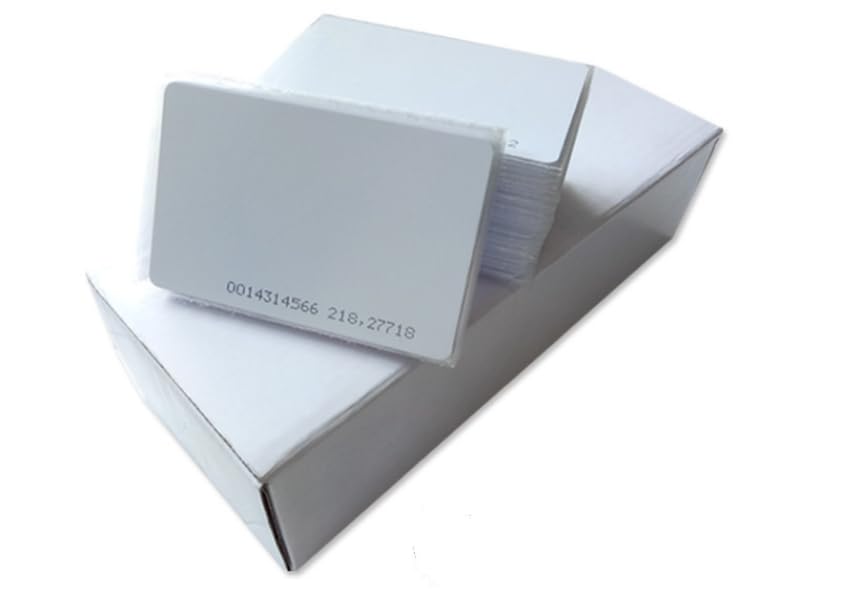 JWFKWNH EM4100 Kontaktloser Zugriff Smart Card 125kHz RFID-Karte Näherungsausweis Zugangskarte (50 Stück), JIEWENFKWNH14