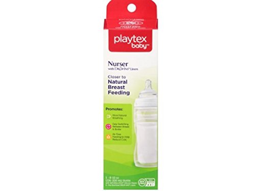 Image of Playtex Nurser Drop-Ins Liners Premium 8-10 oz BPA-Free Bottle 1 ea ( Pack of 3)