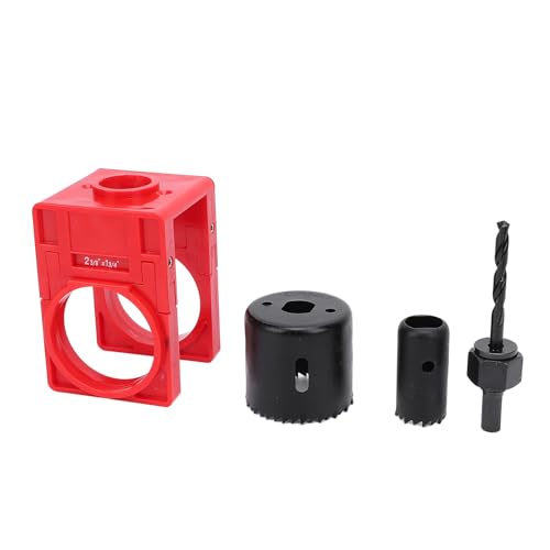 Kit de instalación de cerraduras para puerta con plantilla ajustable miniatura 4