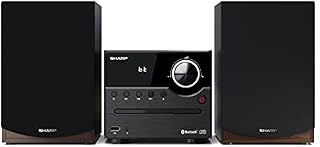 Sharp XL-B512(BR) Mikrowieża, Czarny, 45 W